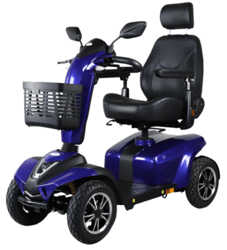 Blaze plus st5D scootmobiel in de kleur blauw van merk Drive