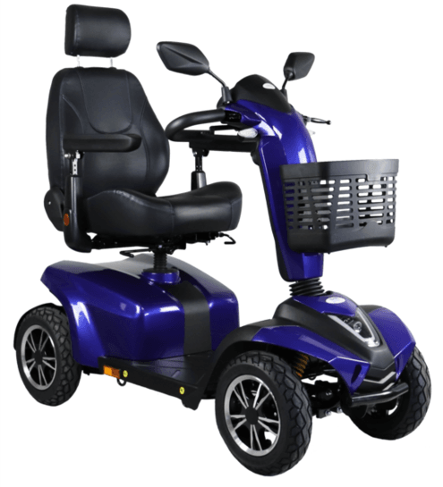 Blaze plus st5D scootmobiel in de kleur blauw van merk Drive