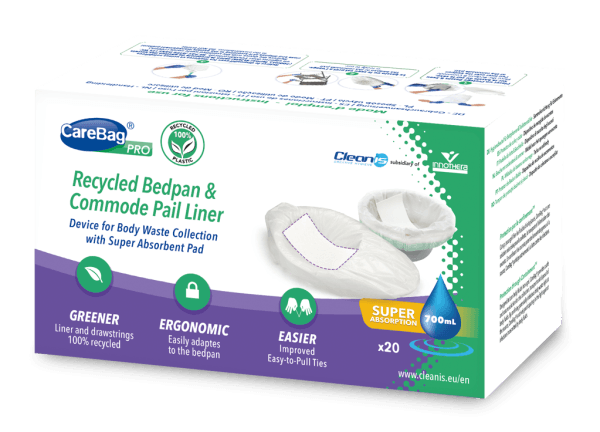 De CareBag Pro Bedpan & Commodeliner