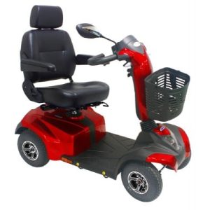 Scootmobiel Drive ST4D 4 wielen beschikbaar in 2 kleuren. Dit is rood