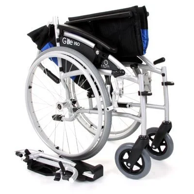 rolstoel Excel G-Lite Pro uit elkaar gehaald