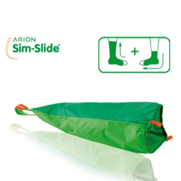 Sim-Slide aantrekhulpmiddel voor steunkousen met open teen
