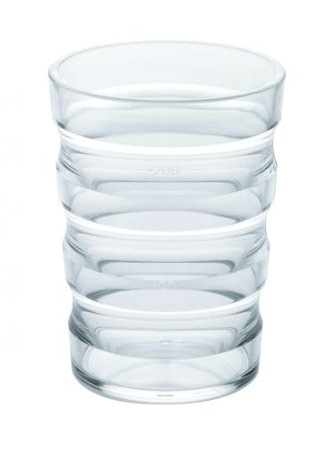 Drinkbeker SureGrip in 2 kleuren transparant en paars.