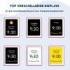 De BBrain dementieklok is beschikbaar in verschillende displays