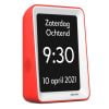 BBrain sprekende kalenderklok met 20 herinneringsberichten in 2 kleuren dit is de rode