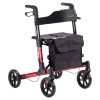 Rollator Multi Motion Double in de kleur Rood van Thuiszorgwinkel.nl