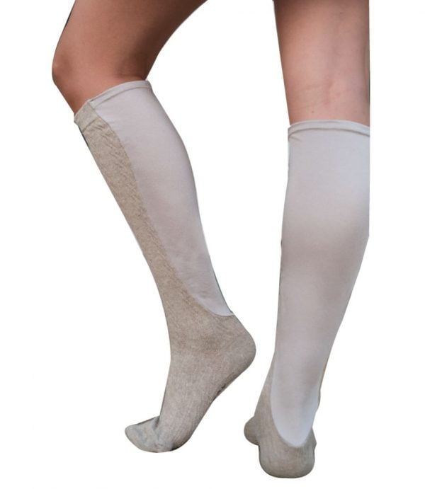 Compressiesokken met inlegstuk gemaakt van bamboe