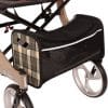 Zwarte tas voor de Drive Rollator Nitro, alleen beschikbaar voor zwarte rollator.