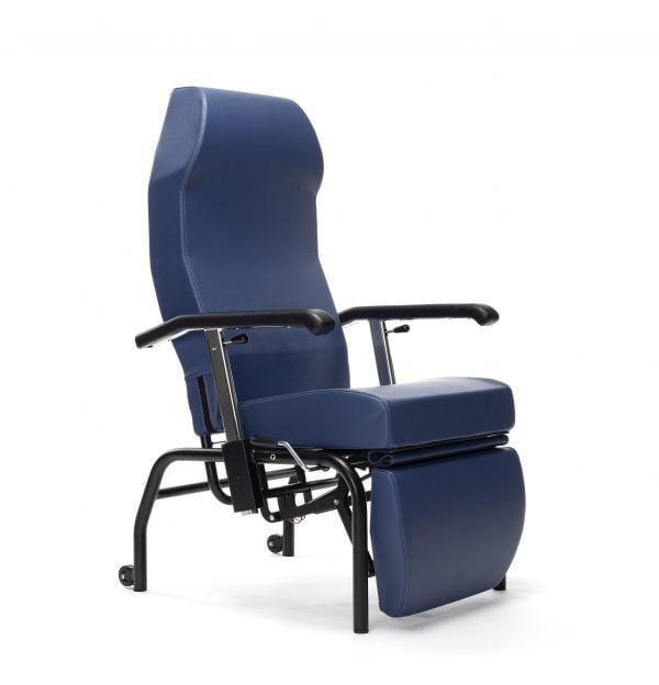 Normandie relaxstoel kleur blauw in standaard uitvoering