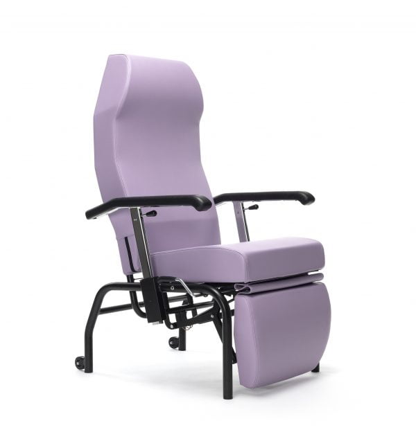 Normandie relaxstoel kleur lila in de standaarduitvoering
