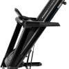 Loopband T2i van het merk Flow Fitness geschikt tot 180 kg. Ingeklapt