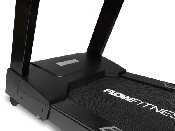 Flow Fitness loopband T3i kan tot een gewicht van 200 kg. Detail