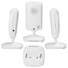 Babyfoon Alecto met camera en 2,4 inch scherm type DVM-69 uit te breiden tot 4 camera's ideaal voor meerdere kinderkamers of speelkamer. Totale set