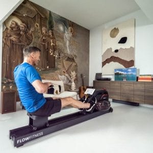 Roeitrainer Flow Fitness DWR2500i met watertank