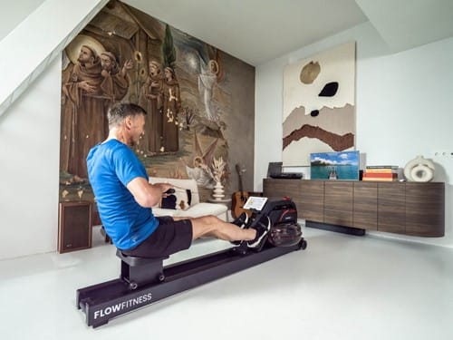 Roeitrainer Flow Fitness DWR2500i met watertank