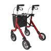 Rollator Streamer slechts 6,2 kg wijnrood