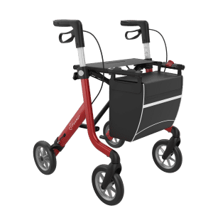 Rollator Streamer slechts 6,2 kg wijnrood rehasense