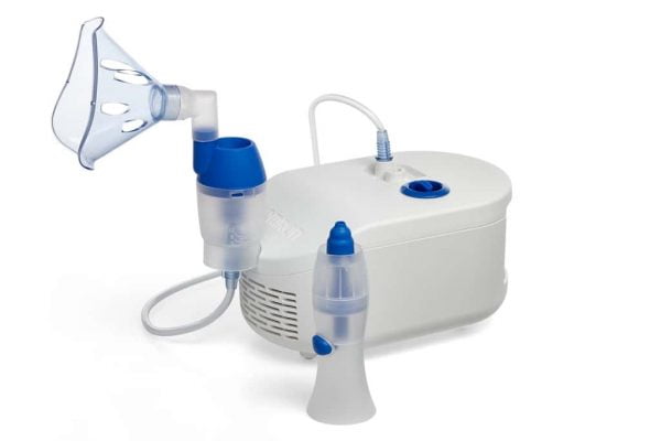 OMRON C101 is een 2-in-1-inhalator met neusdouche