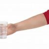 Drinkbeker SureGrip in 2 kleuren transparant en paars.