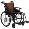 rolstoel Excel G-Logic in de bekleding kleur bruin/zwart
