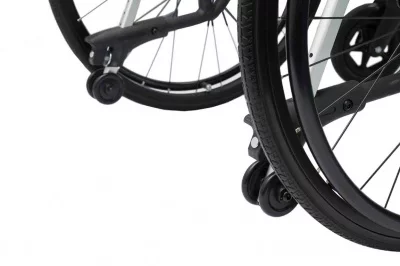 rolstoel Excel G-Logic in de bekleding sleepwielen