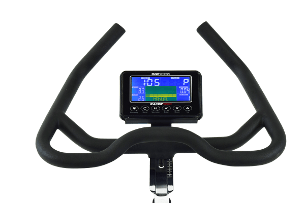Flow Fitness Racer DSB600i spinning fiets monitor instelling