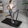 Flow Fitness nieuwste Loopband DTM200i met 2 loopmogelijkheden zijzijde hardlopen