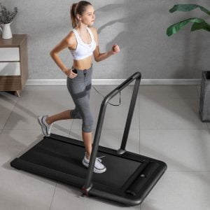 Flow Fitness nieuwste Loopband DTM200i met 2 loopmogelijkheden zijzijde hardlopen