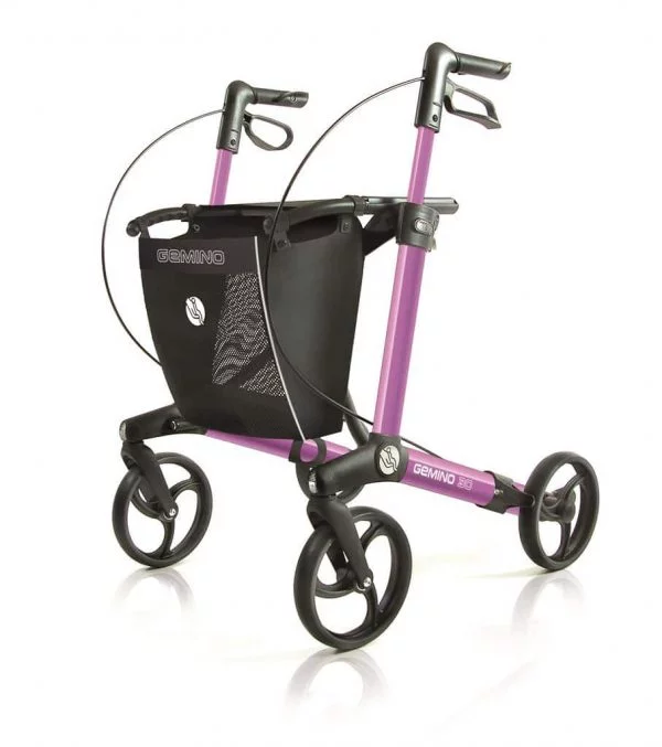 Gemino 30 rollator van het merk Sunrise Medical in kleur pink