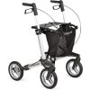 Rollator Gemino 30 met comfort wielen die schokdempend zijn