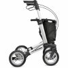 Zijzicht Rollator Gemino 30 met comfort wielen die schokdempend zijn