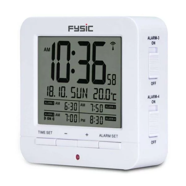 Klok met thermometer Fysic