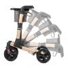 rollator Track 4.0 in de kleur champagne merk Wheezahead actiebeeld