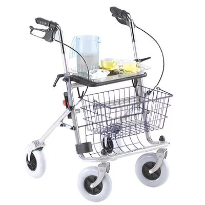 Rollator Quatro incl. looprem & stokkenbak