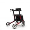 Rollator Quava van het merk Vermeiren in kleur Rood opvouwbaar