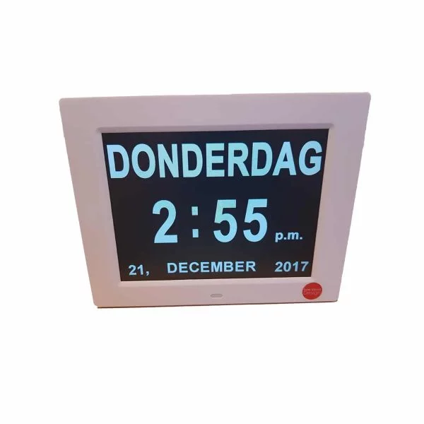 Digitale Kalenderklok Thuiszorgwinkel.nl