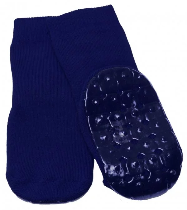 anti slip sok in 2 kleuren die is de blauwe