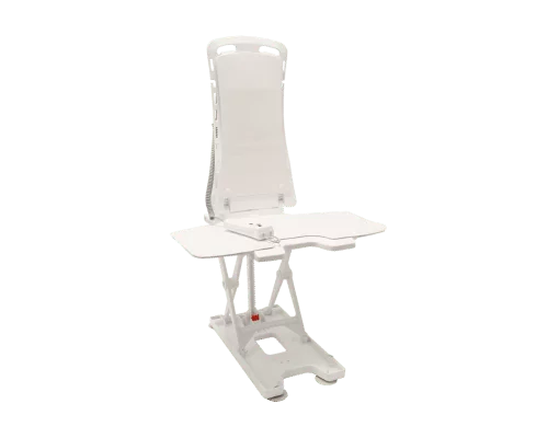 Badlift Bellavita 2G, lichtgewicht en ijzersterk in kleur wit met comfort bekleding