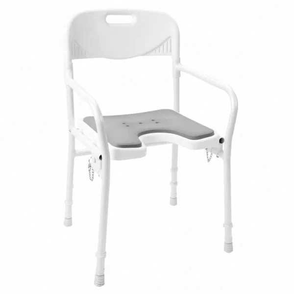 douchestoel met extra brede zitting van 47.5 cm