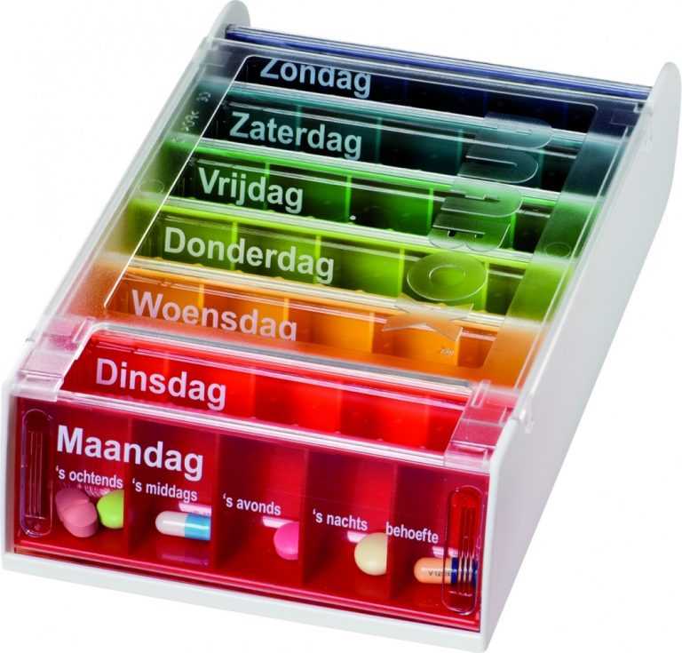alouweekuky Afsluitbare medicijnen, 30 x 19 x 17 cm, medicijnbox, metaal, medicijnorganizer, EHBO-koffer met draagriem, grote medicijndoos, opbergdoos