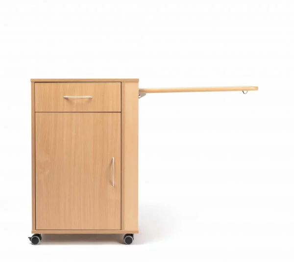 nachtkastje vermeiren met uitschuifblade kleur beuken
