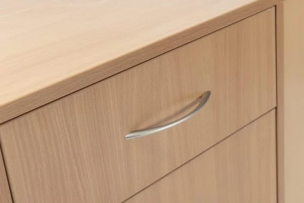 nachtkastje vermeiren met uitschuifblade beuken detail