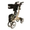 Rollator Nitro in de kleur champagne ingeklapt voorzijde
