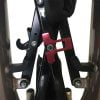 Rollator Nitro in de kleur champagne inklapmechanisme
