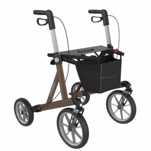 Rollator Rehasense Explorer tot een gebruikersgewicht van 200 kg in kleurBruin