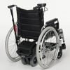 Rolstoel duwondersteuning V-Drive geplaatst op rolstoel van achter bezien