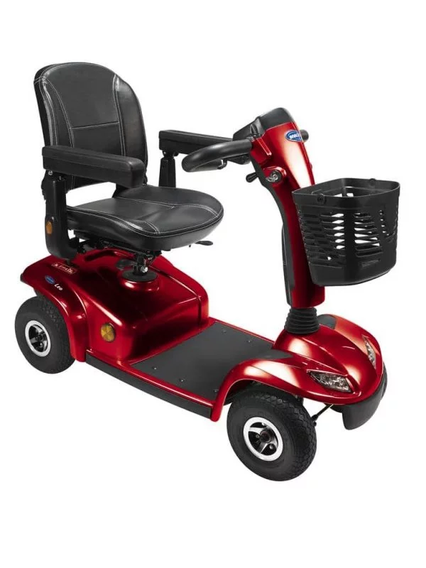 Scootmobiel Leo 4 wiel in kleur rood
