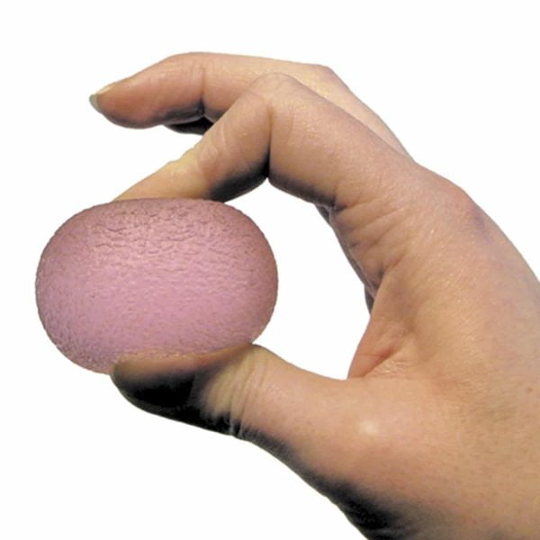 sissel kneedbal in zachste vorm roze voorbeeld