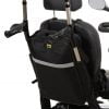 Tas Splash met krukkenhouders voor rolstoel of scootmobiel. zwart