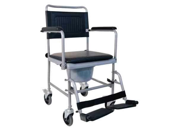 Toiletrolstoel/Postoel Tjeerd mobiel, inclusief afneembare zitting (Drive TRS 130)